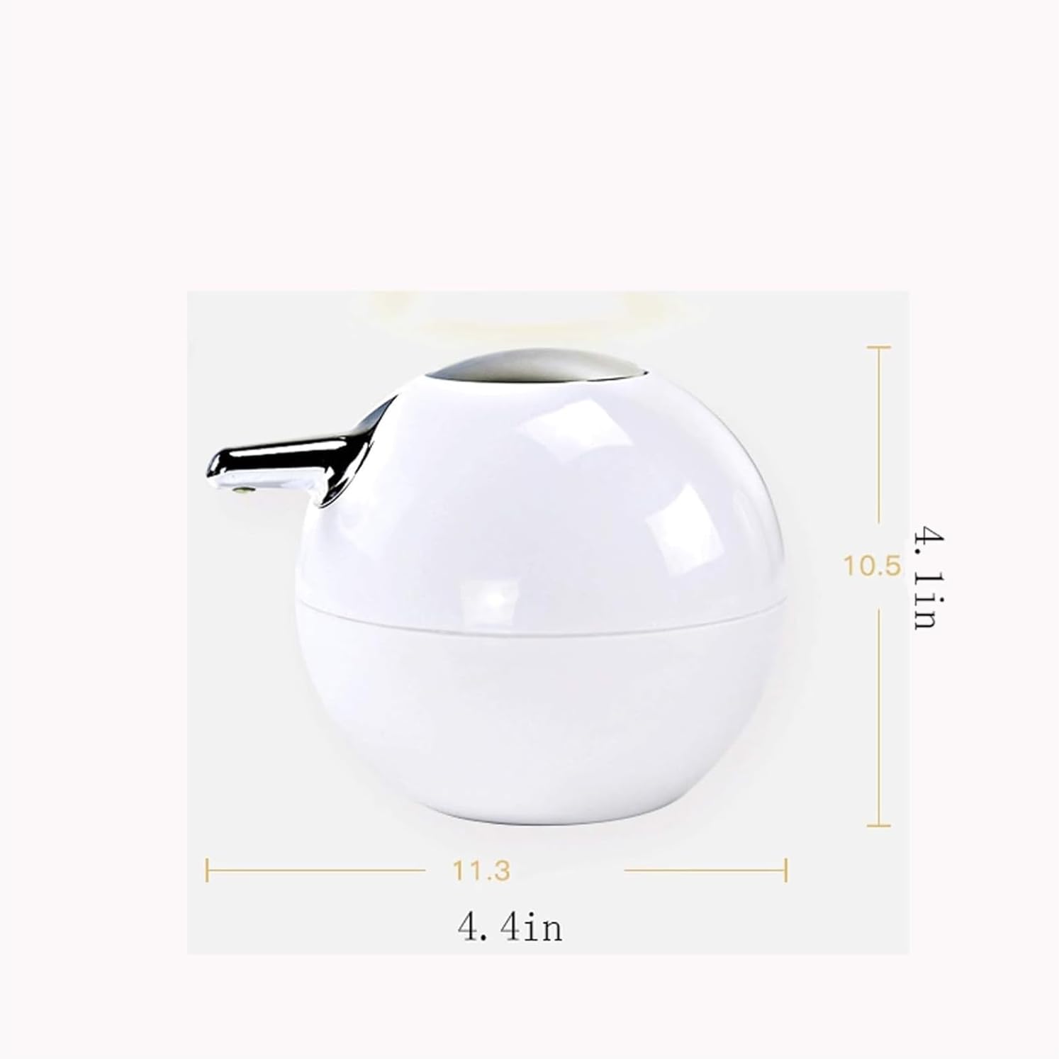 Gold ABS Soap Dispenser for Kitchen and Bathroom