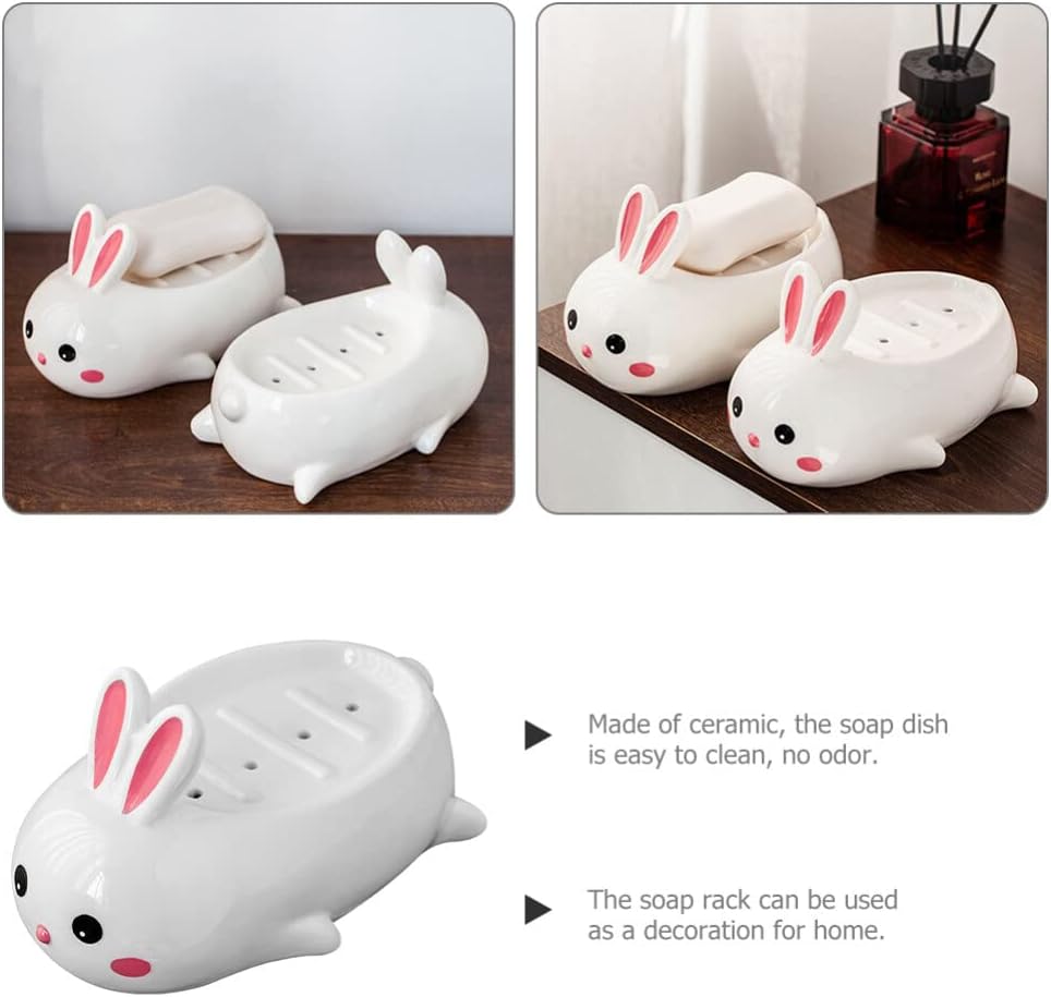 Cabilock Cute Ceramic Soap Dish