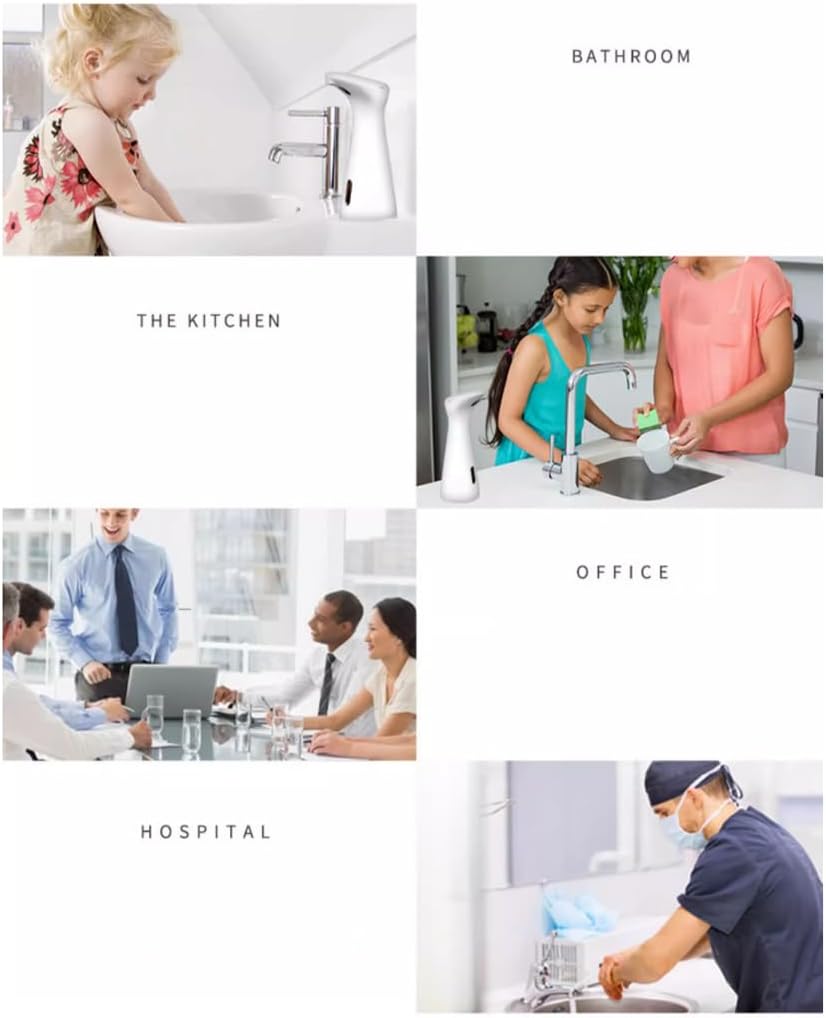 SafeARGE Automatic Touchless Soap Dispenser 200ml Touchless Dispenser Automatic Dispenser Touchless Bath Dispenser