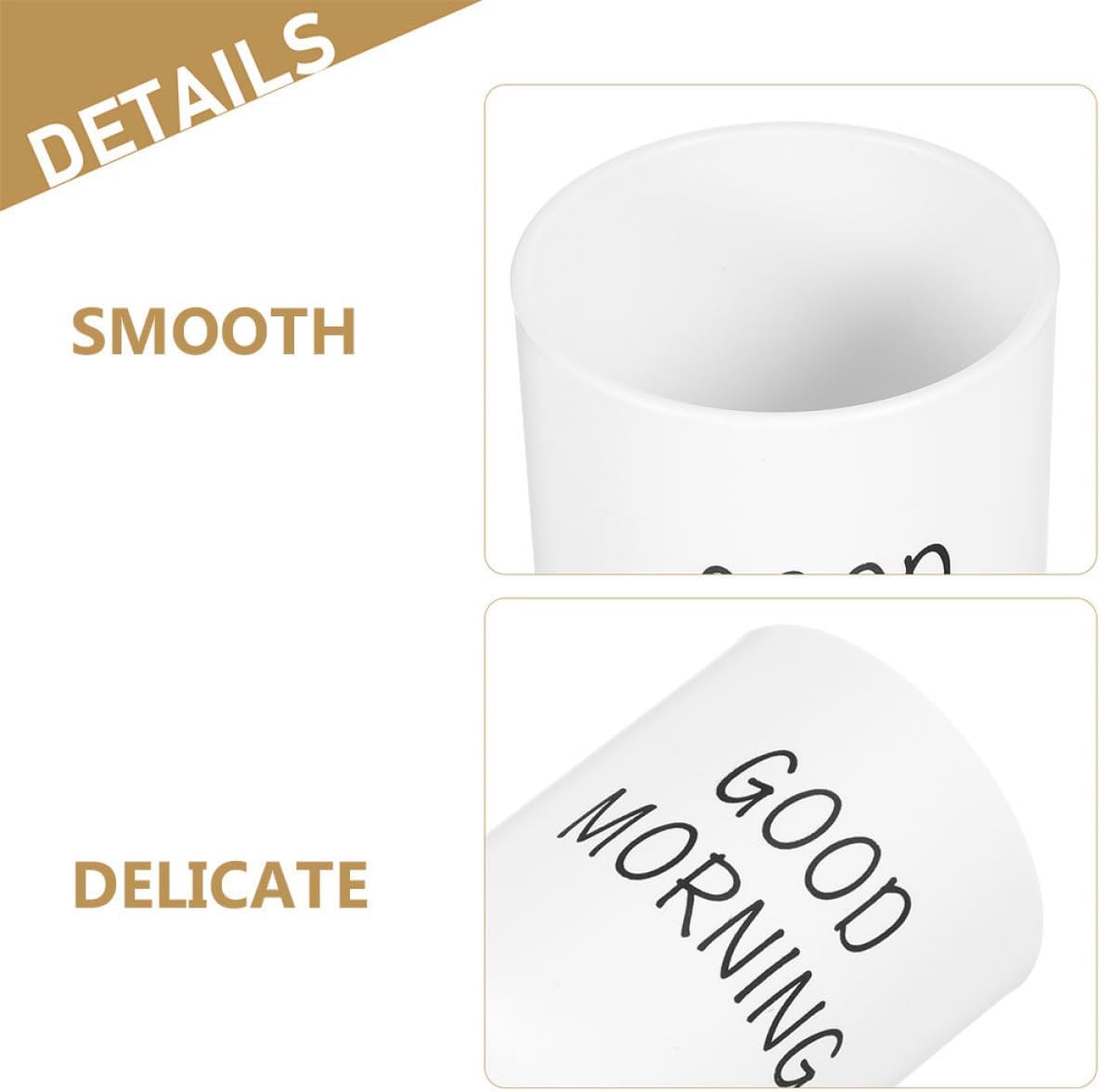 Unomor Reusable Bath Tumbler Toothbrush Holder