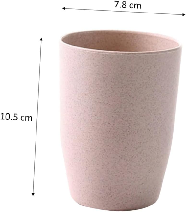 ABOOFAN Wheat Stem Rinsing Tumbler Eco-Friendly Family- friendly and Easy to Clean