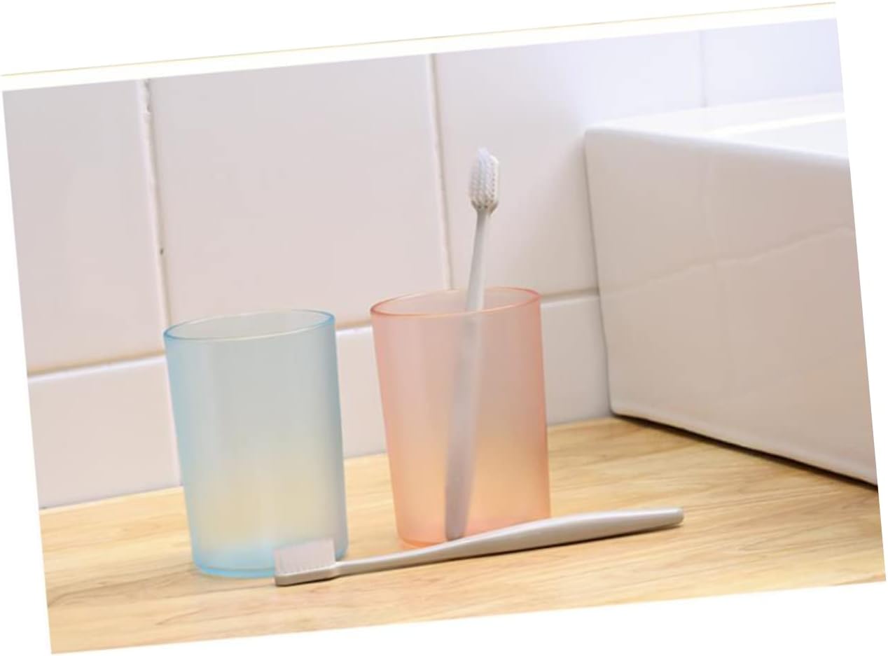 HOOTNEE Transparent Toothbrush Cup Gargle Mug