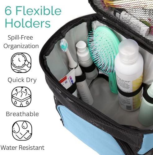 TERRA HOME Folding Metal Hook Shower Caddy for Dorms
