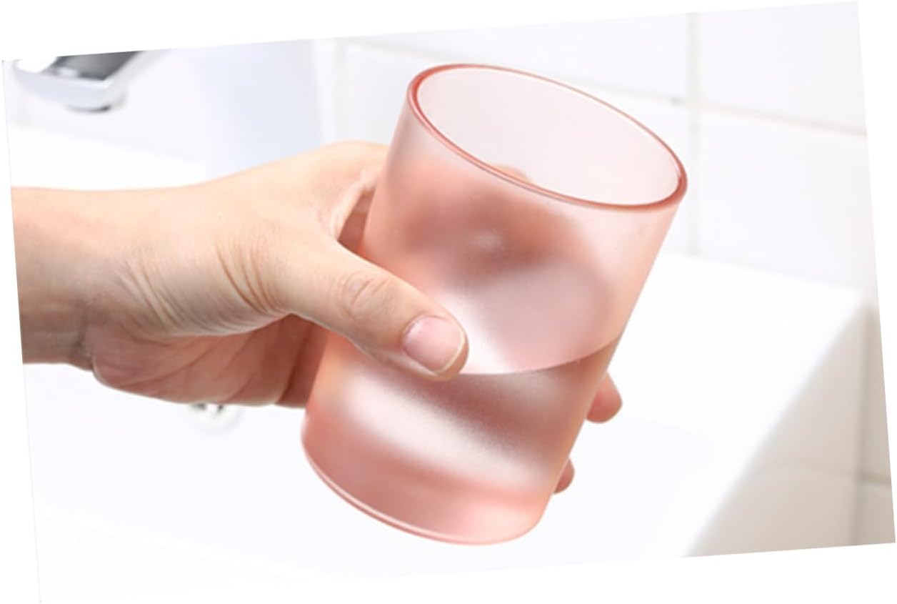 HOOTNEE Transparent Toothbrush Cup Gargle Mug