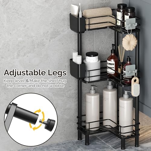 Orimade Rustproof 3 Tier Corner Shower Caddy