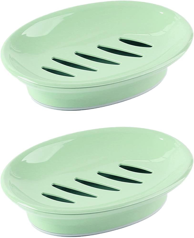 2-Pack Soap Dish with Drain System WYOK