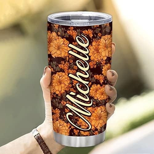 Giraffe Lovers 20oz Tumbler Gift Stainless Steel with Straw Lid Birthday Christmas Gift