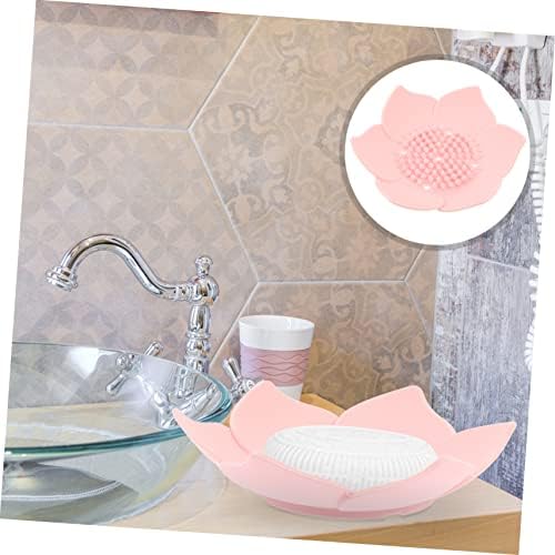 Elegant Silicone Soap Dish Holder for Bathroom