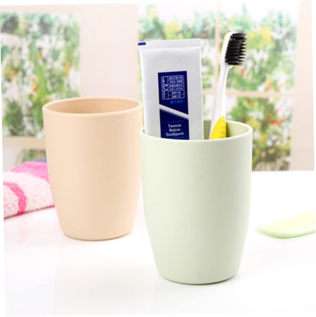 CANIGHT Unbreakable Reusable Tooth Cup Set
