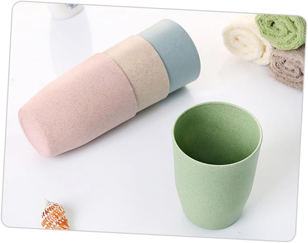 Bath Wheat Stem Tooth Cup for Daily Gargle