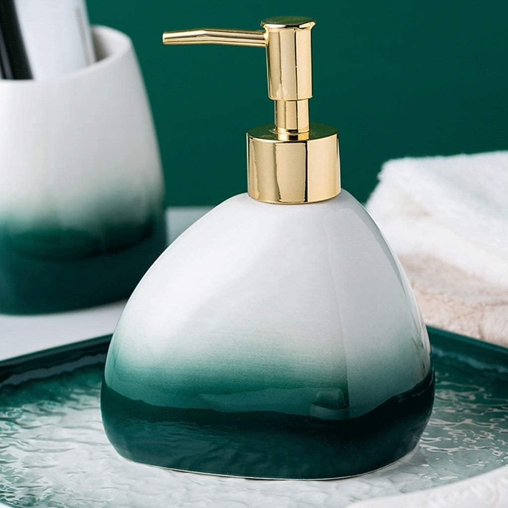 GRADIENT GRAY FASHION SOAP DISPENSER SET 450ML BATHROOM ACCESSORY