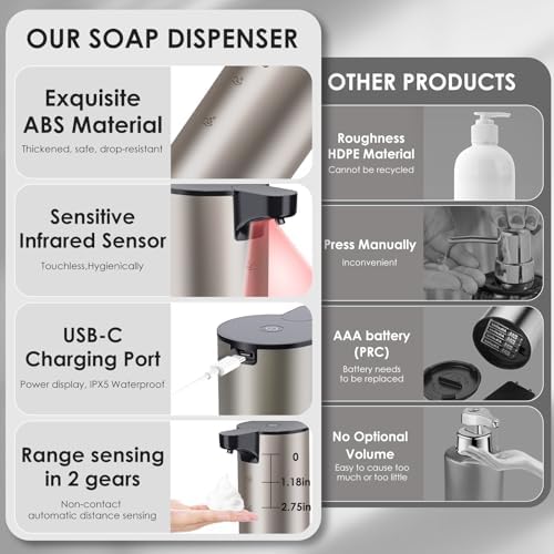 Stainless Steel Touchless Dispenser with Sensor