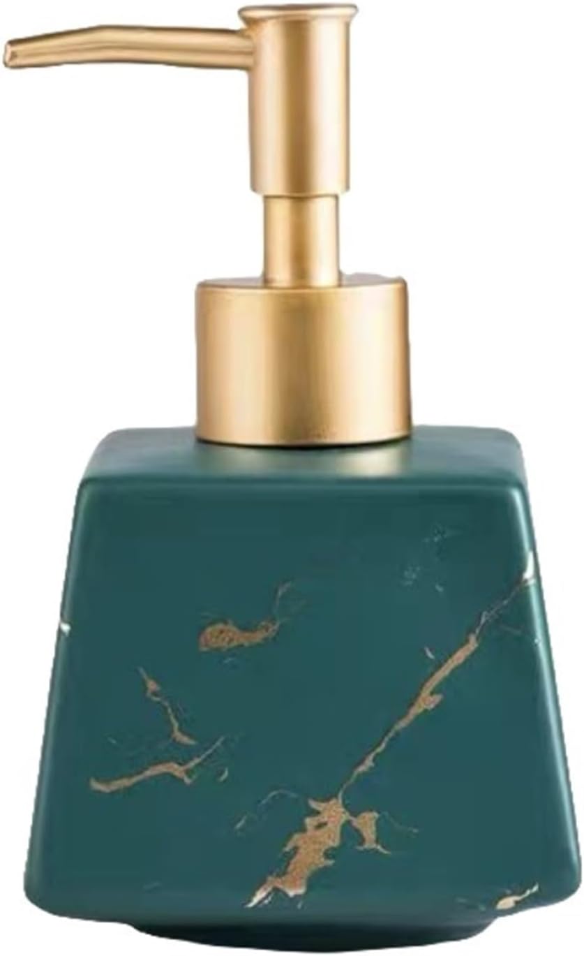 WZBNHYU Green Pigmented Refillable Pump Dispenser for Kitchen Bathroom Use