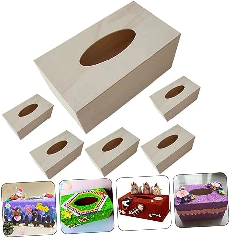 Simple Wooden Tissue Box Cover for Boys and Girls