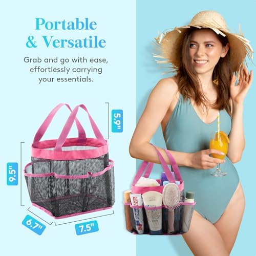Lifewit Mesh Shower Caddy Portable For Dorm Bathroom Gym Travel