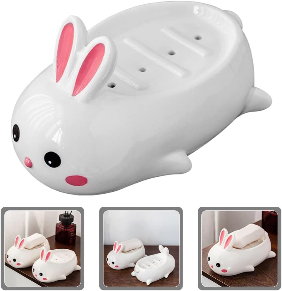 Cabilock Cute Ceramic Soap Dish