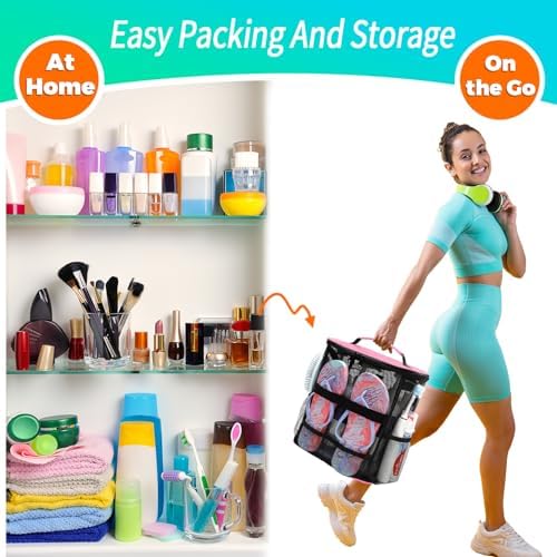 Effortless Mesh Shower Caddy for Girls