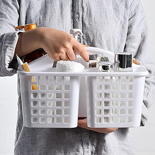 ALINK Portable Shower Caddy with 3 Compartments for Bathroom Use