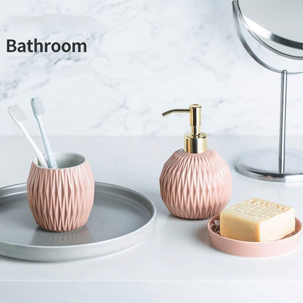 4-Piece Countertop Soap Dispenser Set