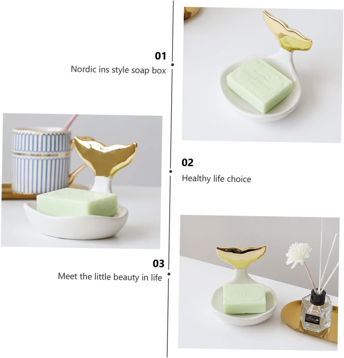 Garneck Fishtail Soap Dish