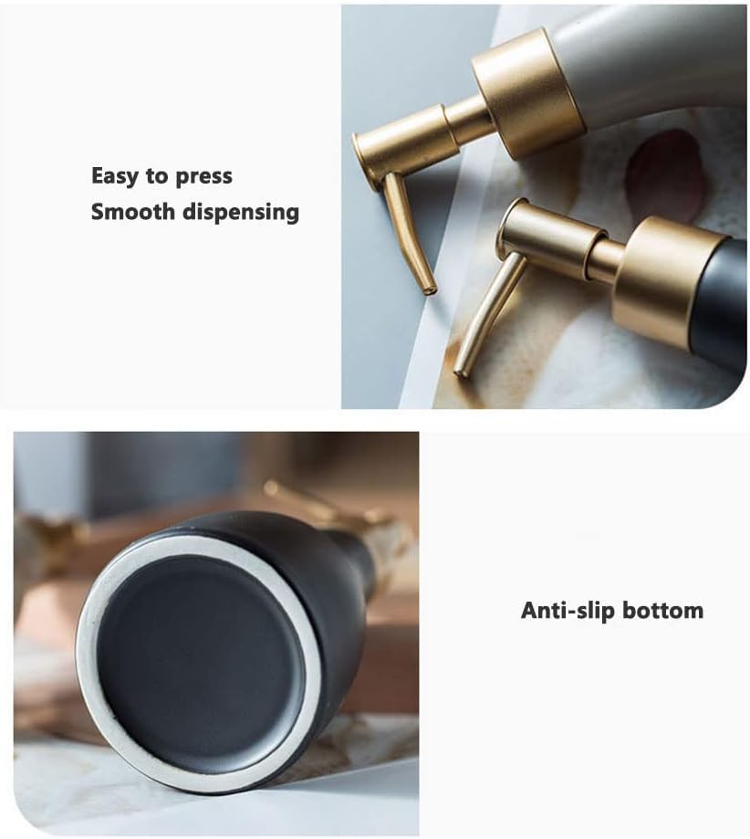 GIFTZS - Elegant Stainless Steel Soap Dispenser with Pump