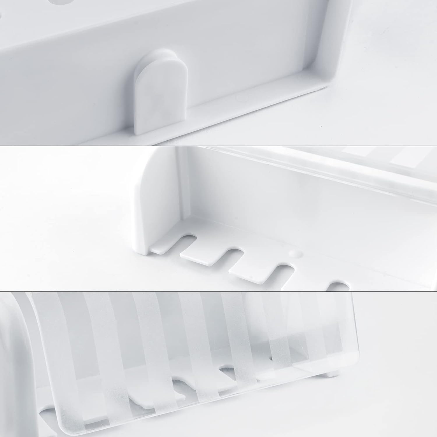 5 Slots Wall Mount Toothbrush Holder with Cover