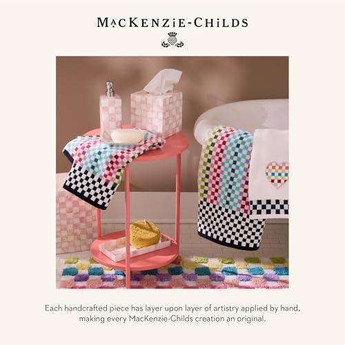 Mackenzie-Childs Decorative Pink-White Check