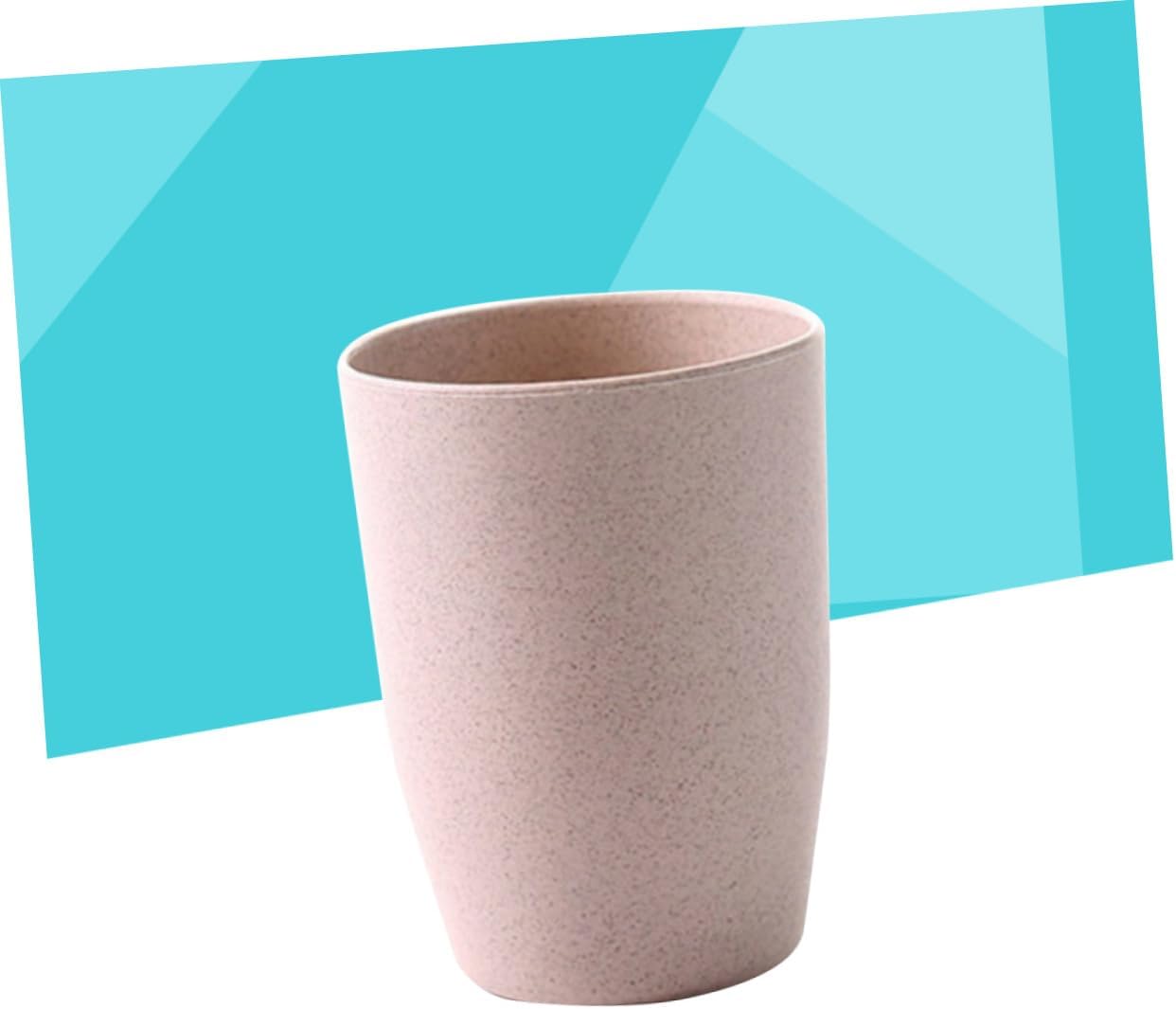 Wheat Straw Bathroom Tumbler - Stackable Eco-Friendly Easy Clean