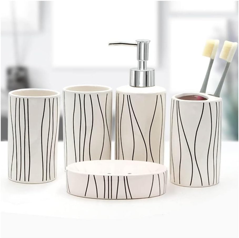 Bathroom Set 5-Piece Dispenser Collection