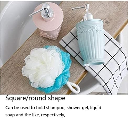 Bathroom Kitchen Essentials Countertop Dispenser Refillable Blue 400ml Soap Dispenser