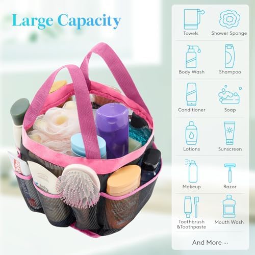 Lifewit Mesh Shower Caddy Portable For Dorm Bathroom Gym Travel