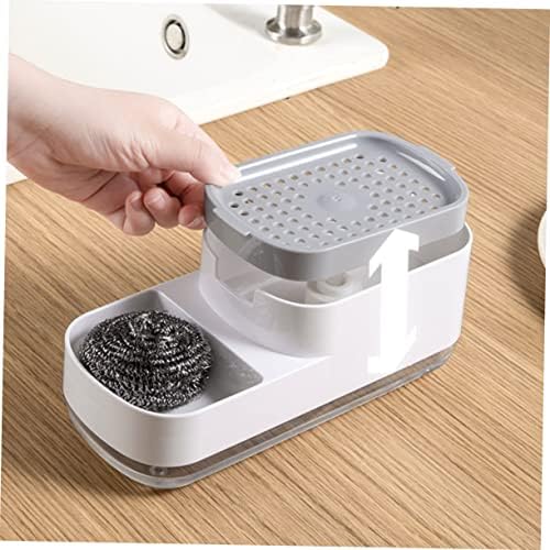 KONTONTY Dish Soap Dispenser - Safe Plastic Pump for Kitchen Bathroom