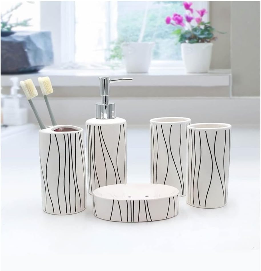 Bathroom Set 5-Piece Dispenser Collection