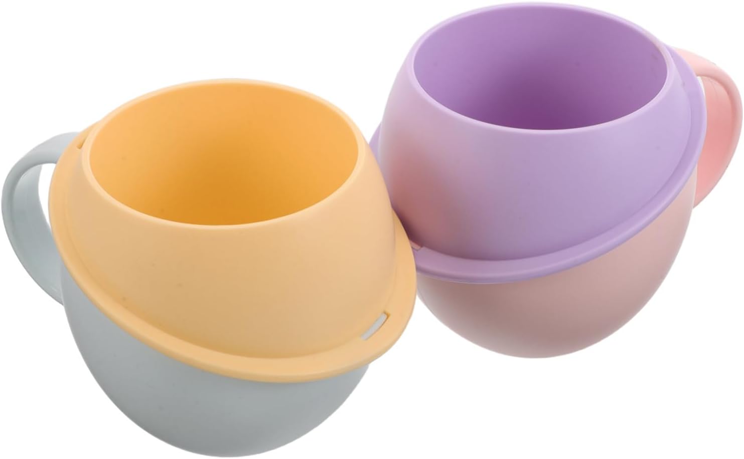 STOBAZA 2pcs Bathroom Mouthwash Cup with Handle