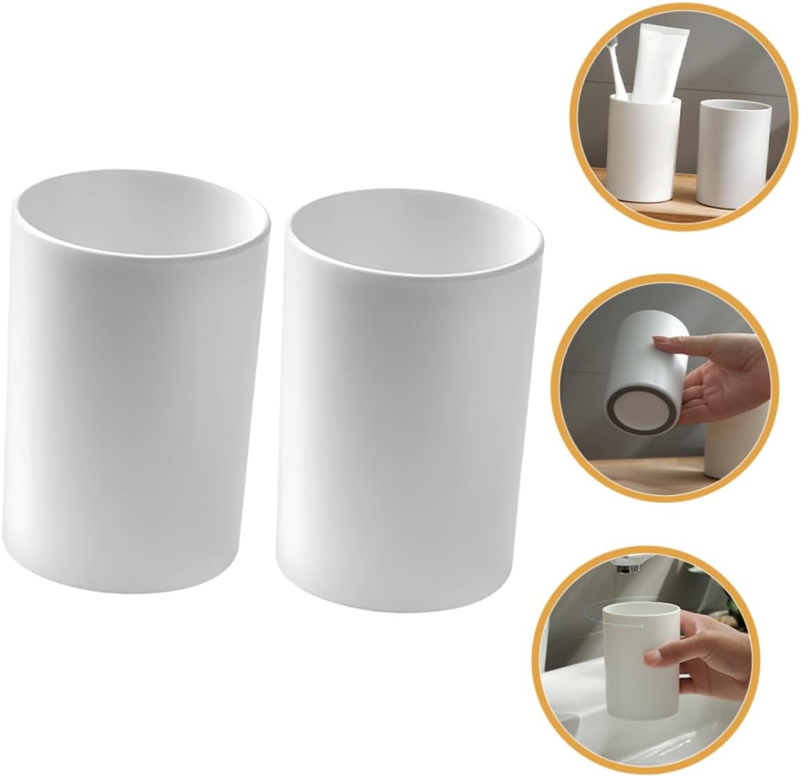 Seat your style with Beatifufu - Reusable Mouthwash Cup Toothbrush Holdernets Privacy partition ideas