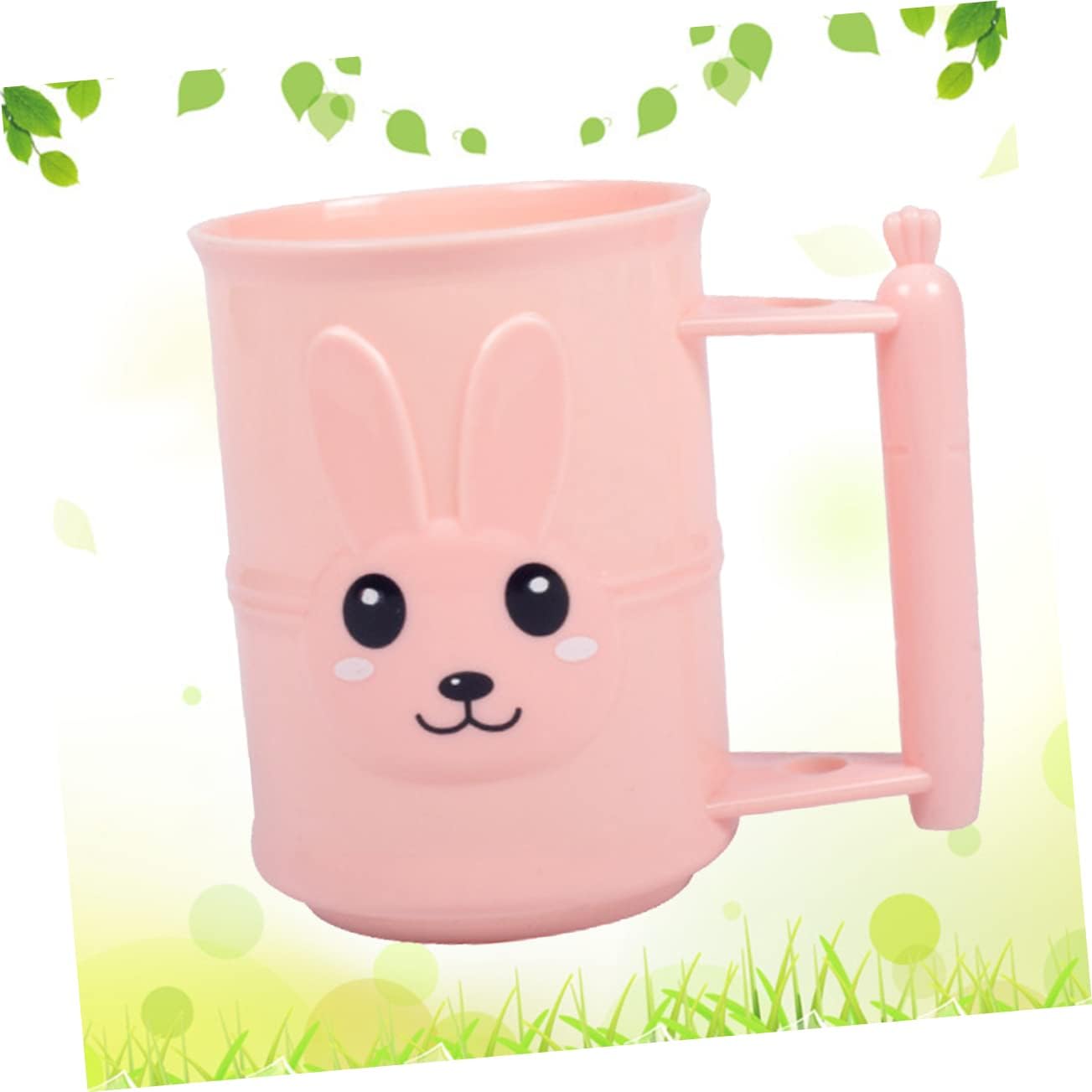 LIFKICH Cartoon Rabbit Toothbrush Holder Portable Bathroom Cup