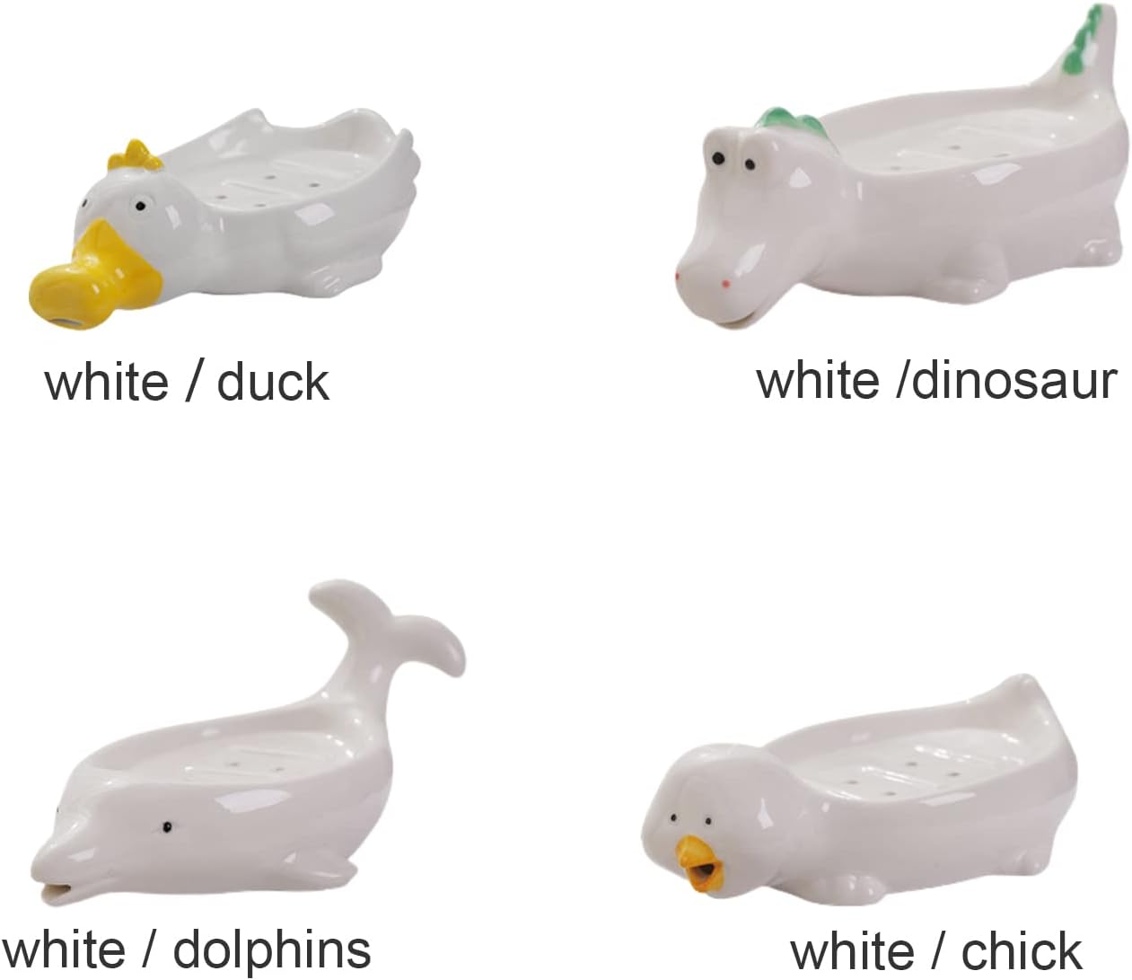 Cool Ceramic Soap Dish Duck Design for Bathroom Decor