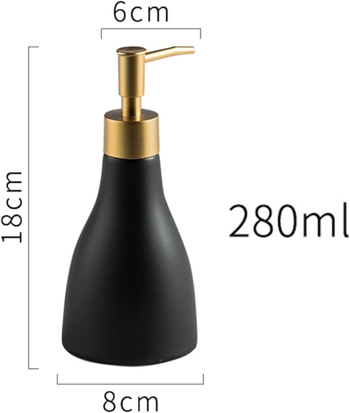 Stylish Countertop Soap Dispenser Gold