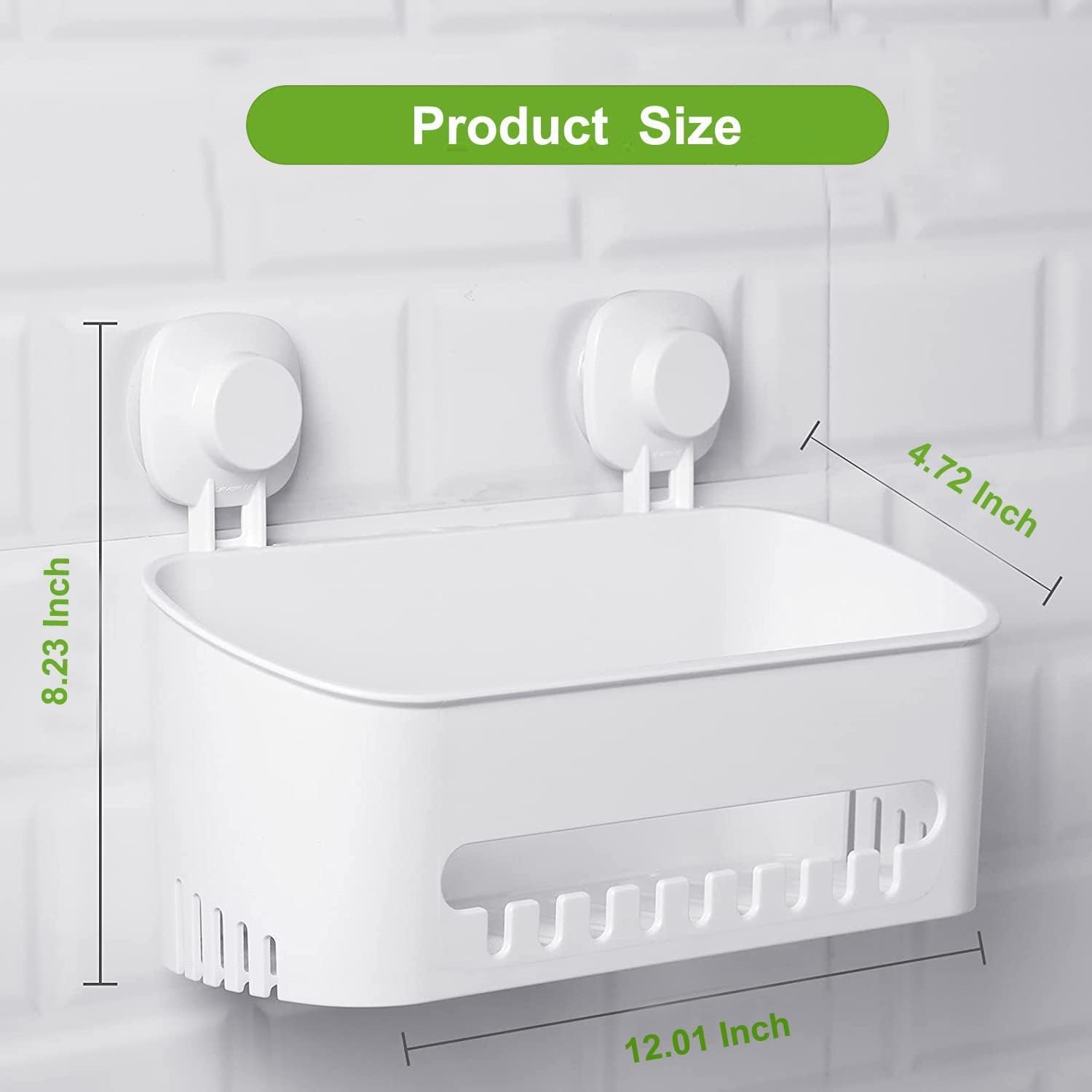 No Drilling Required Suction Organizer