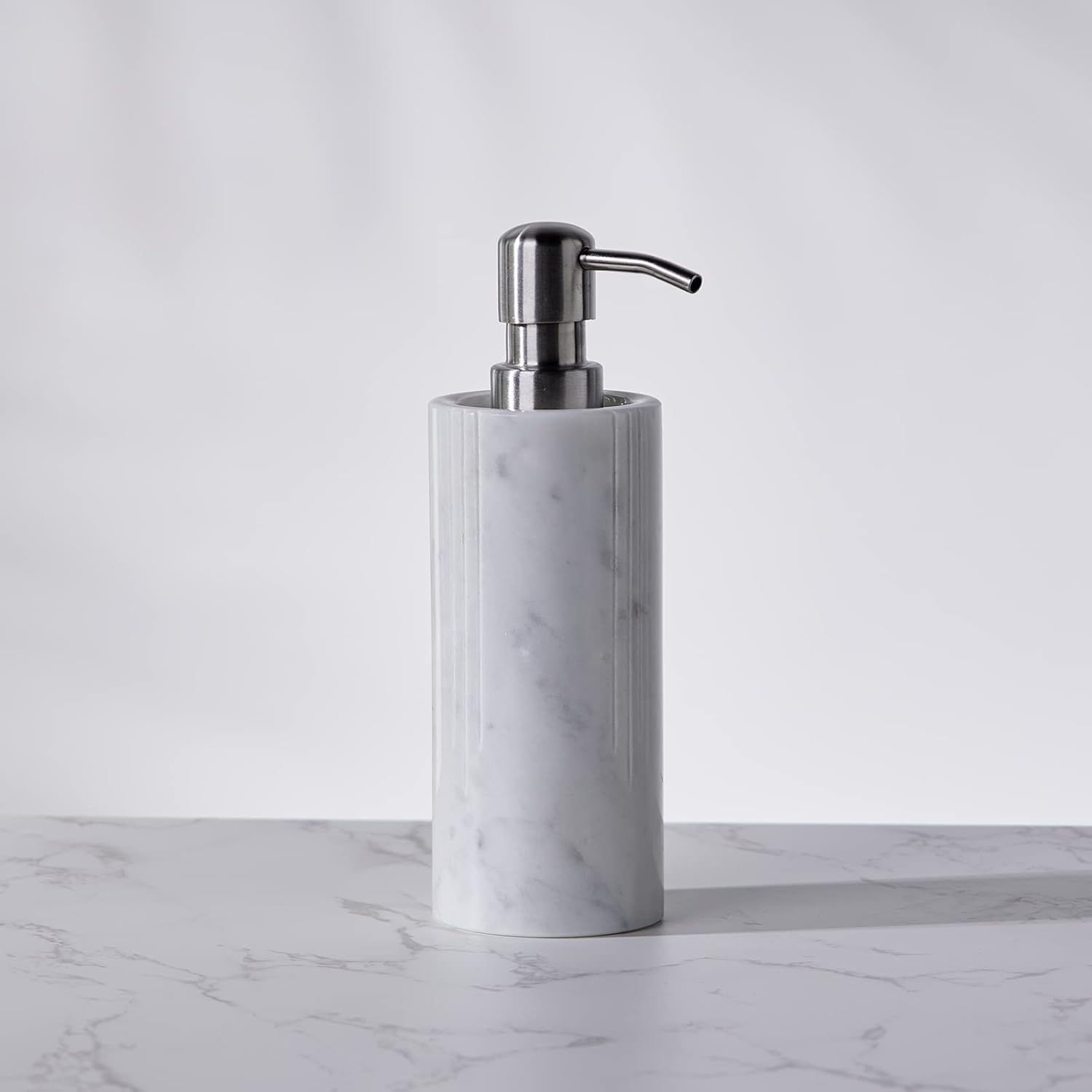 Luxury White Marble Soap Dispenser