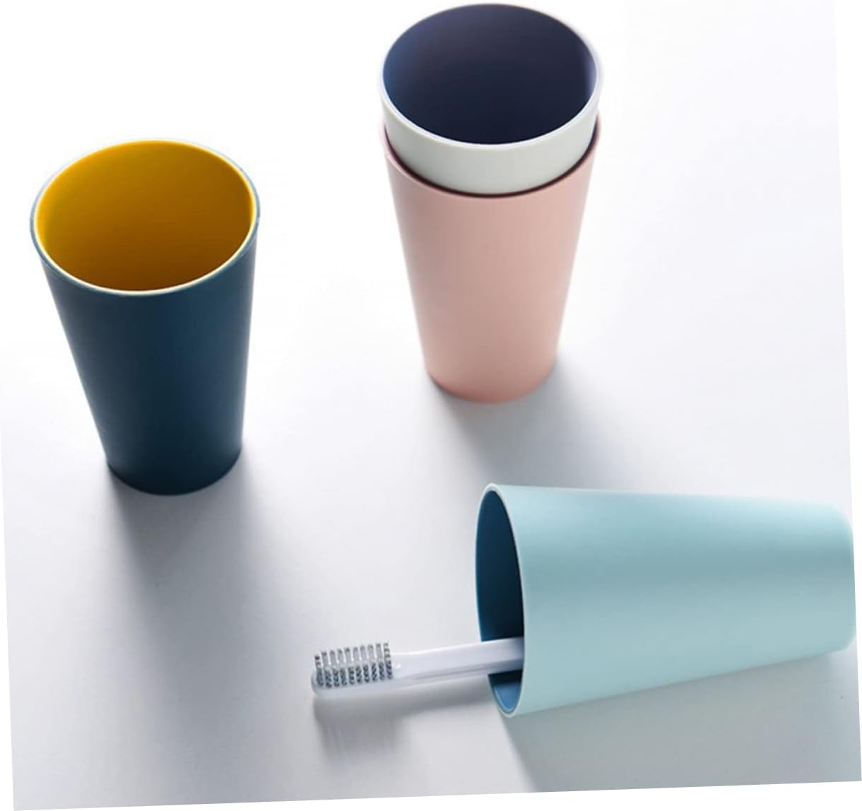 Elegant Family Toothbrush Tumbler for Bathroom Kitchen Travel