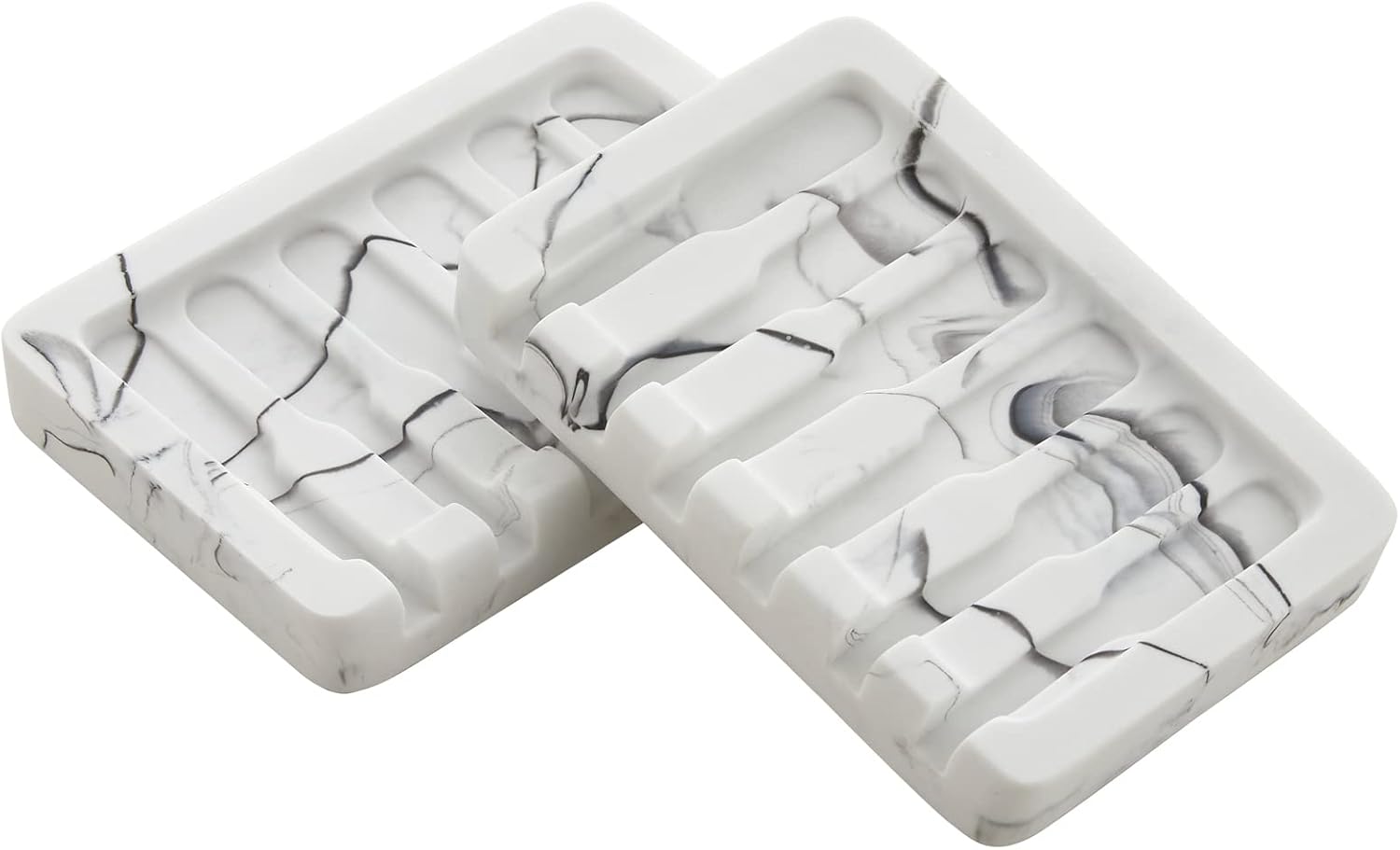 Marble soap dish holder for bathroom kitchen