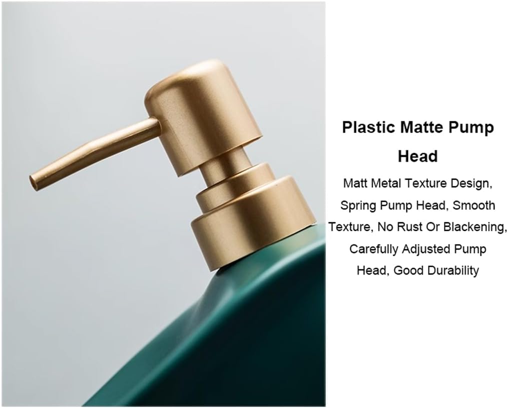 Stunning 350ml Marble Pattern Dispenser with Dual Functions for Bath Kitchen