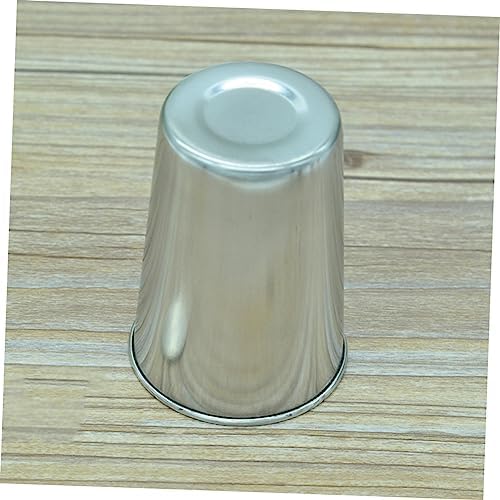 MAGICLULU 2-Pack Stainless Steel Tumbler Reusable Water Toothbrush Cups 180ml Silver