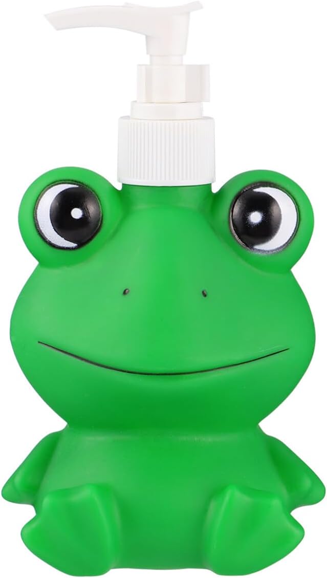 Ipetboom Frog Shape Soap Dispenser Set 1Pc