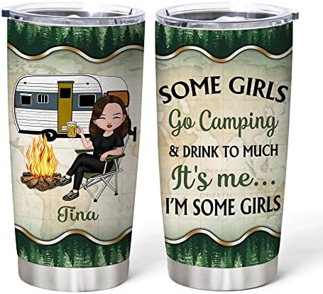Hyturtle Personalized Camping Hiking Tumbler