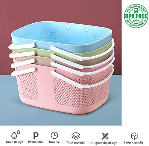 Multipurpose Shower Caddy Basket Pink