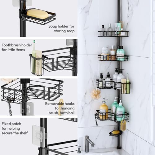 Adjustable Height Shower Caddy