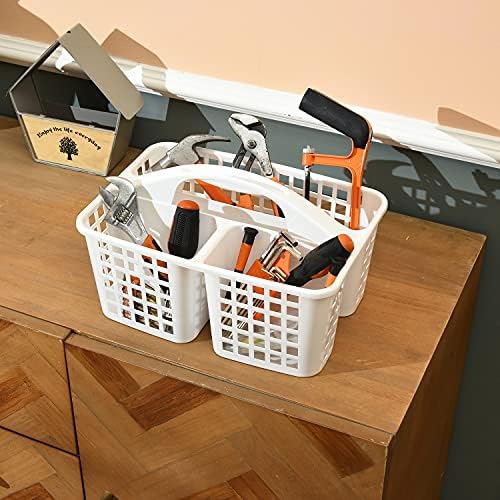 ALINK Portable Shower Caddy with 3 Compartments for Bathroom Use