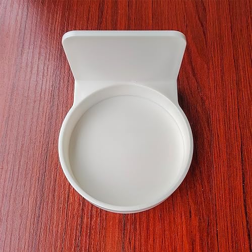 Adhesive Round Floating Shelf for Bathroom and Kitchen Use